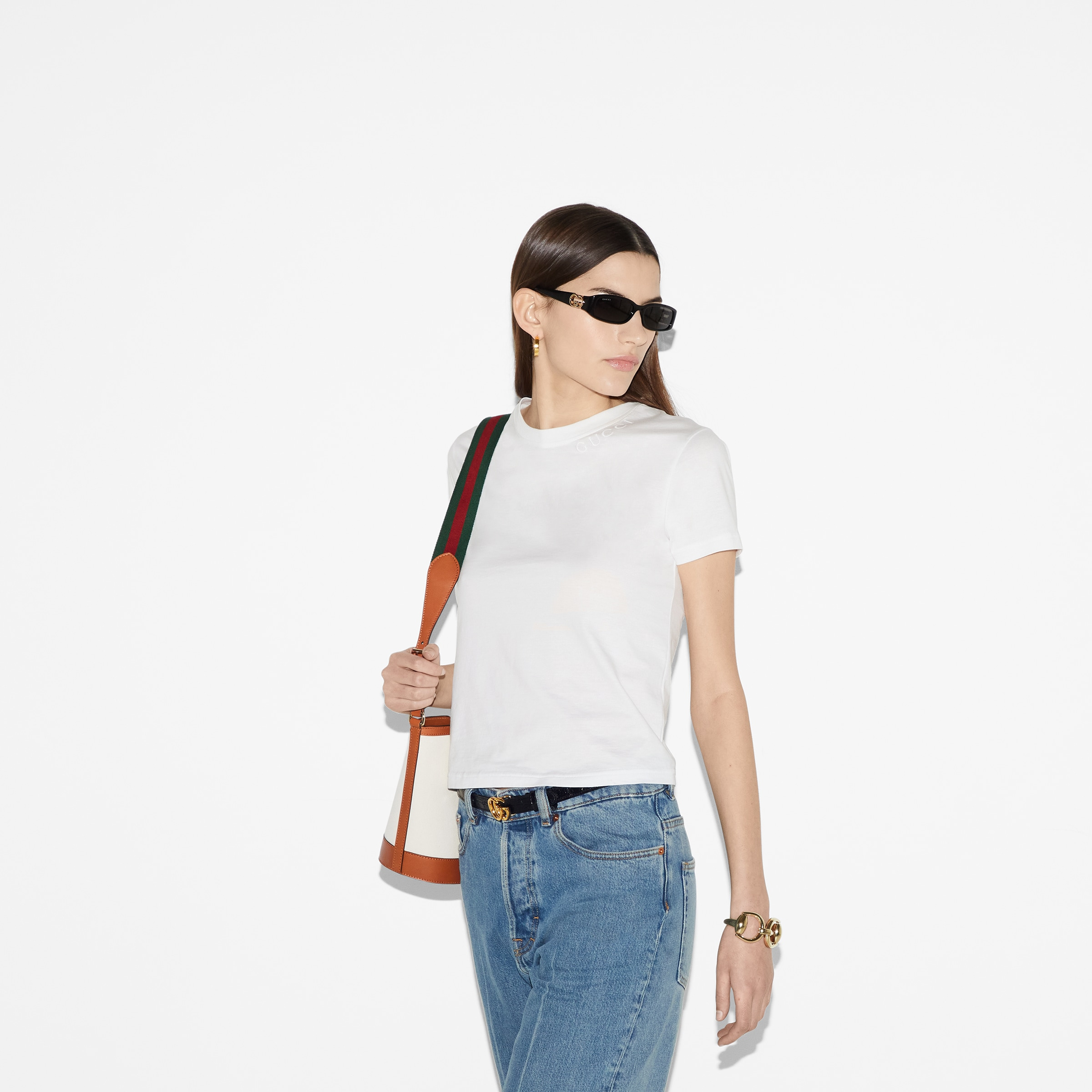 Cotton jersey T-shirt with embroidery - 6