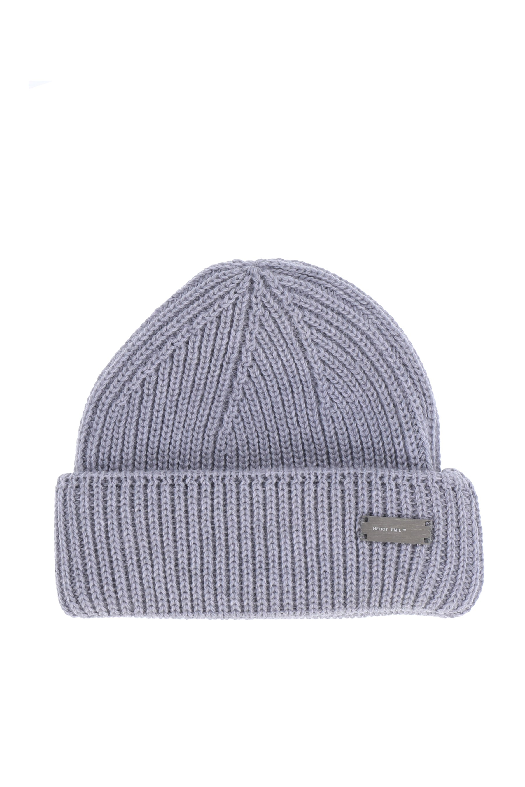 BEANIE W. METAL LOGO / GRY - 1