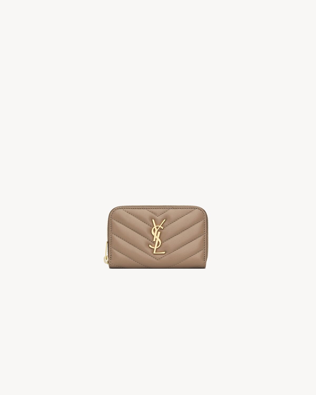 CASSANDRE MATELASSÉ COIN CARD WALLET IN LAMBSKIN - 1