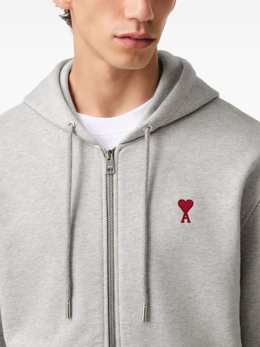 Ami de Coeur zip-up hoodie - 5