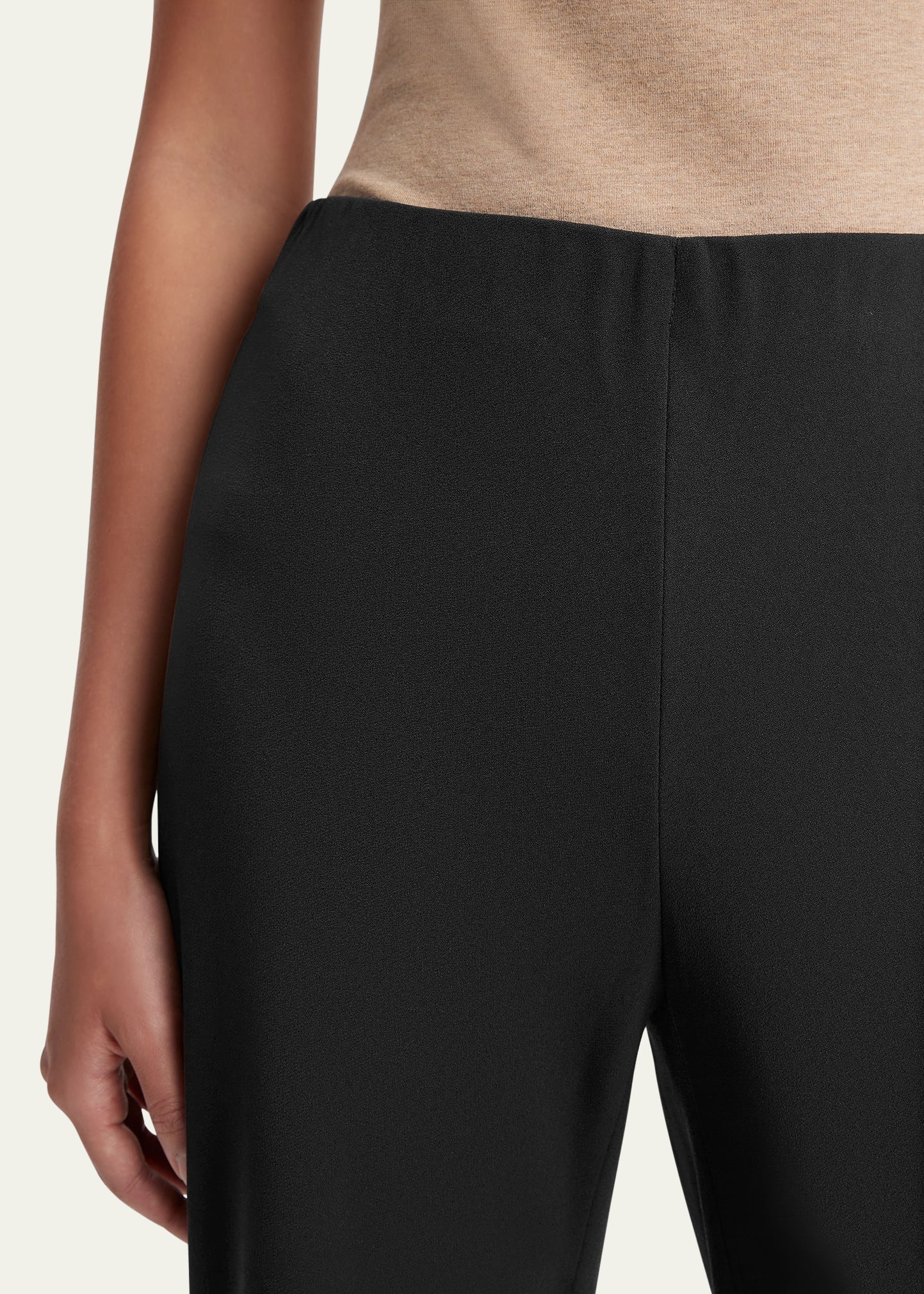 High-Waist Wide-Leg Bias Pants - 5