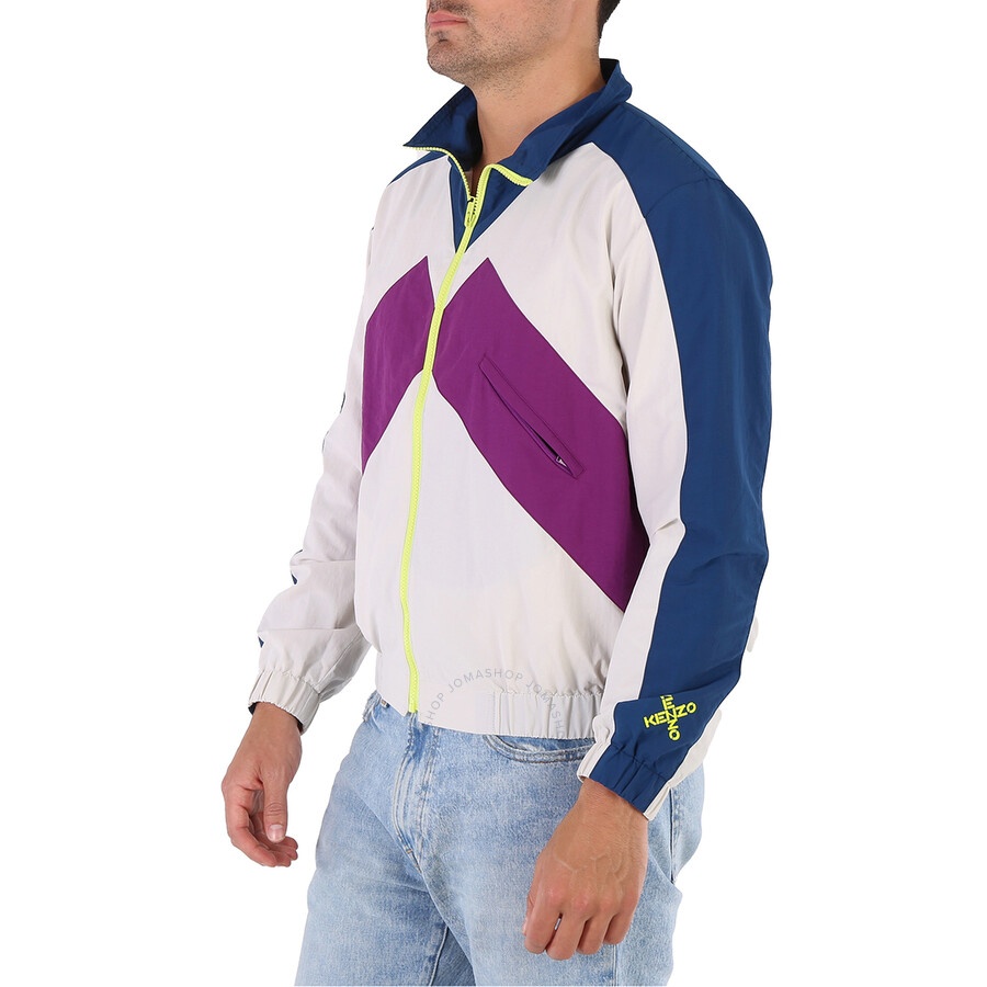 Kenzo Men's Colorblock Sport Track Nylon Jacket - 5