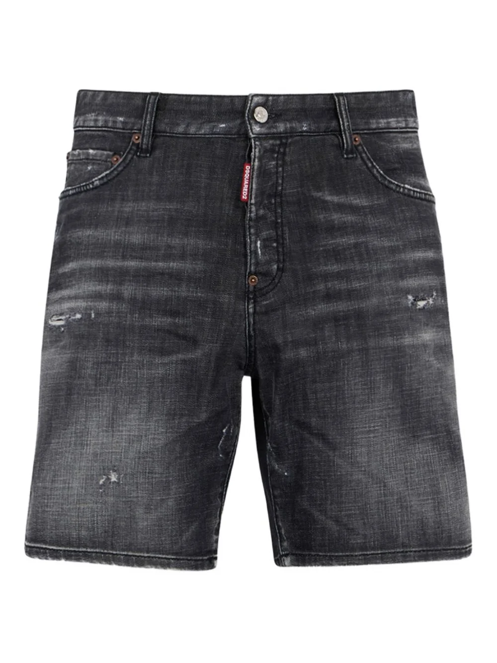 fog wash denim shorts - 1
