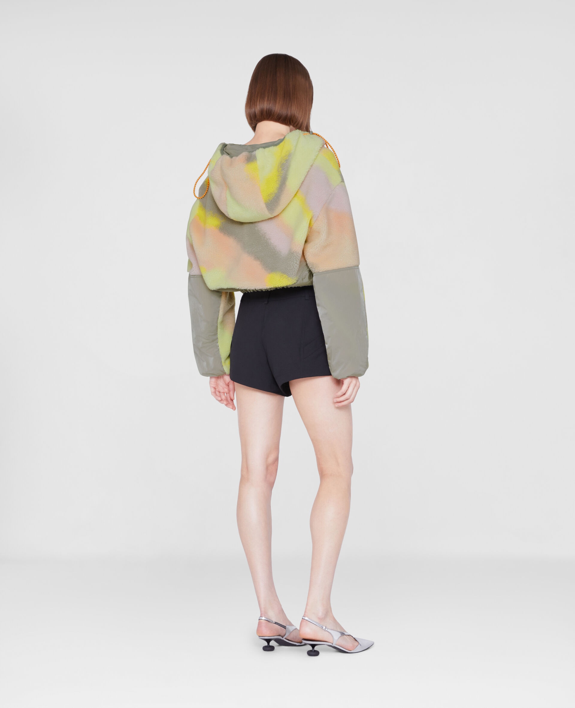 Teddy Mat Cropped Jacket - 3