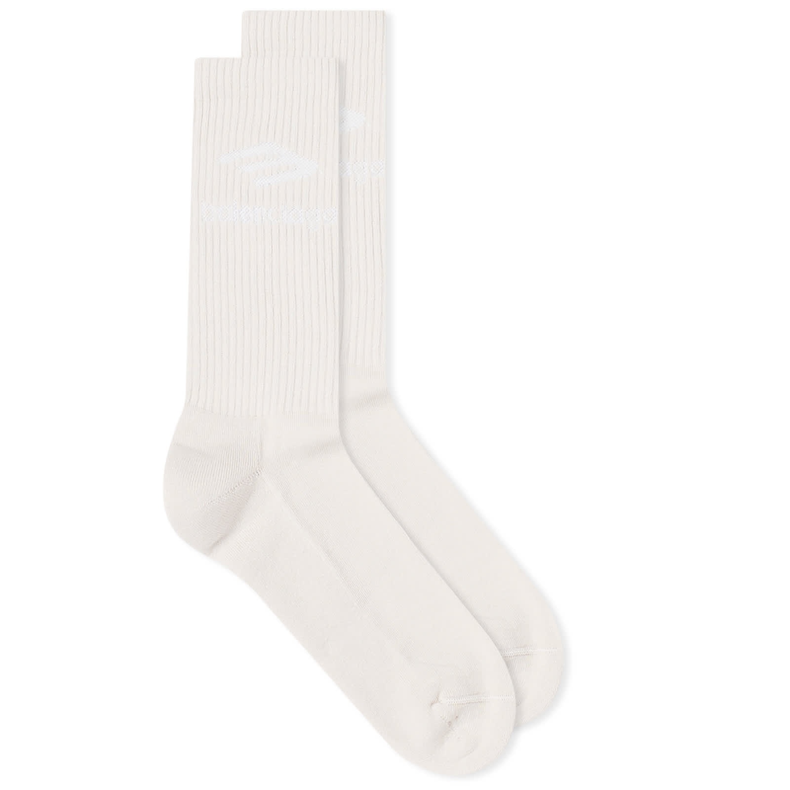 Balenciaga logo socks hot sale