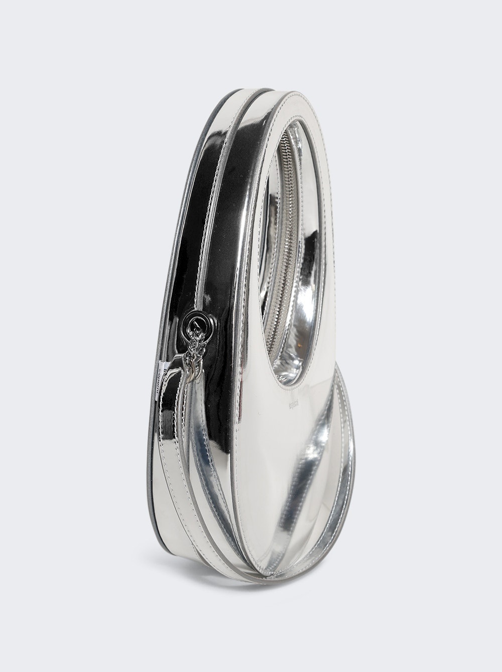 Mirrored Mini Swipe Bag Silver - 4