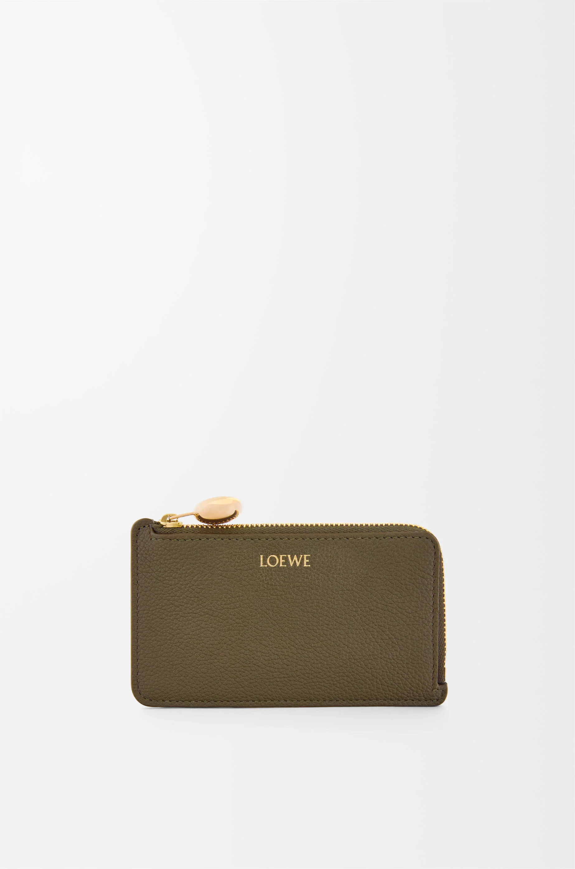 Pebble coin cardholder in pebble grained calfskin - 1
