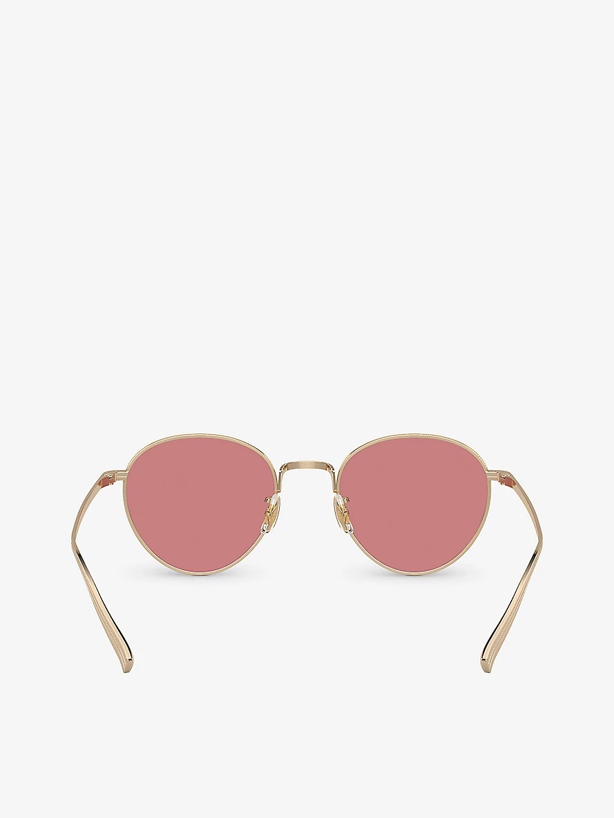 OV1336ST Rhydian round-frame titanium sunglasses - 4