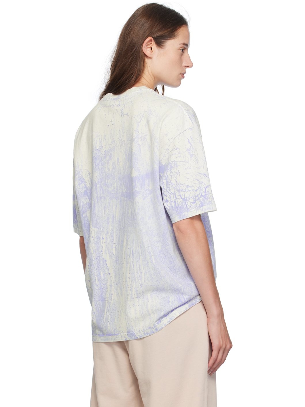Blue Plaster Print T-Shirt - 3
