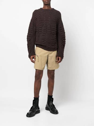 Helmut Lang belted cargo shorts outlook