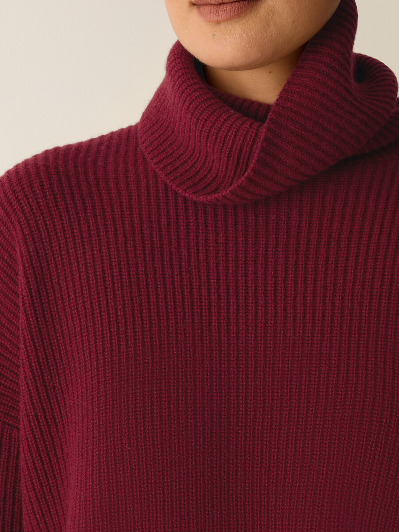 Recycled Wool Cashmere Turtleneck Top 5