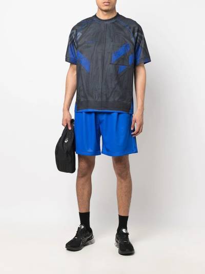 adidas two-tone elasticated shorts outlook