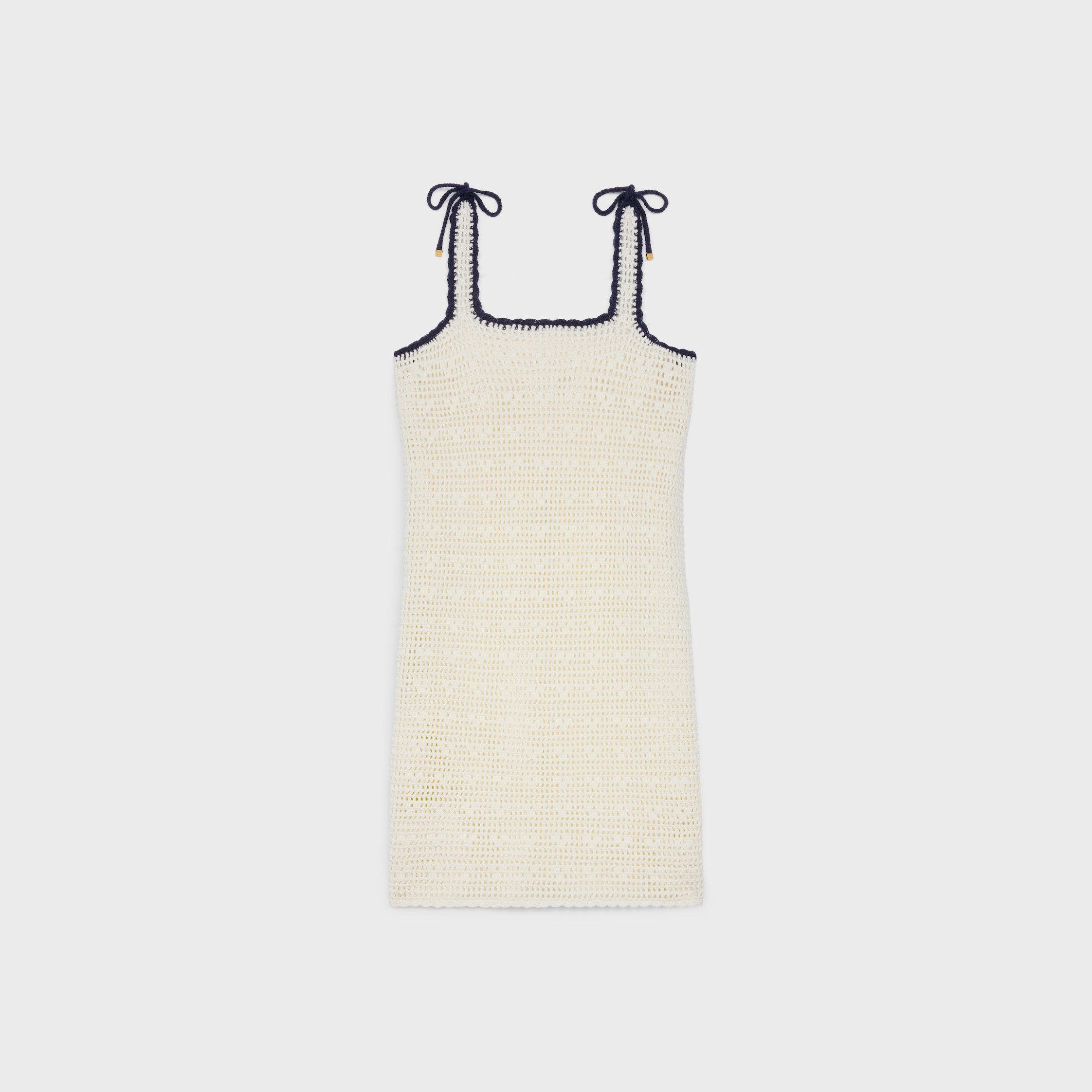 triomphe mini dress in crocheted cotton - 2