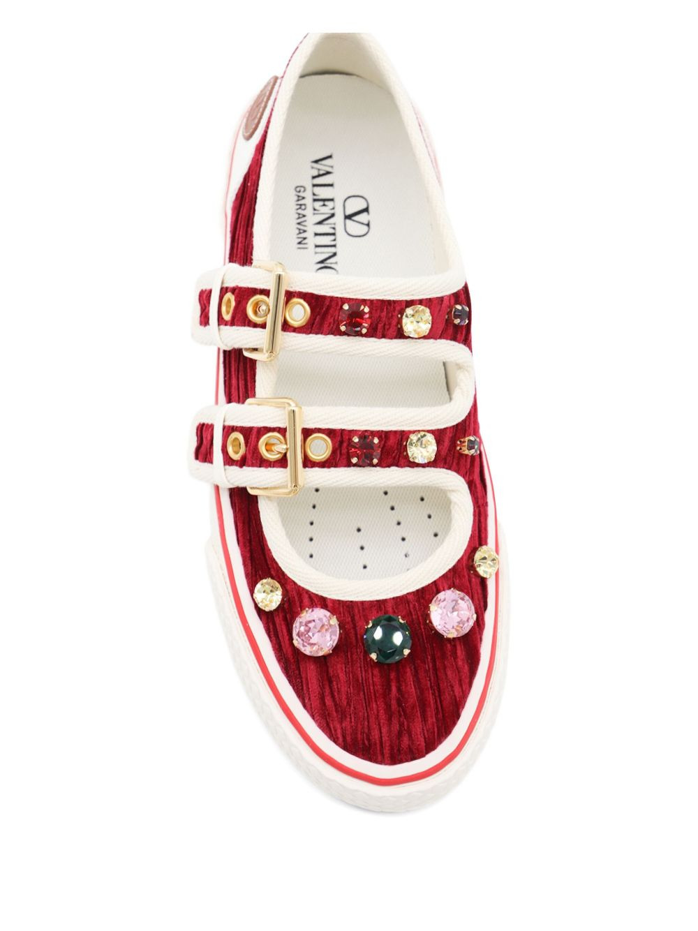 Valentino Garavani Jewel embellished flats - 2
