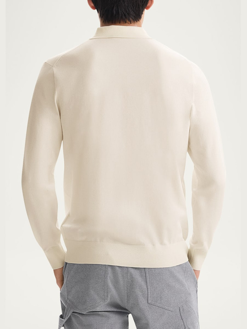 Theory Men's Goris Long-Sleeve Polo Shirt outlook