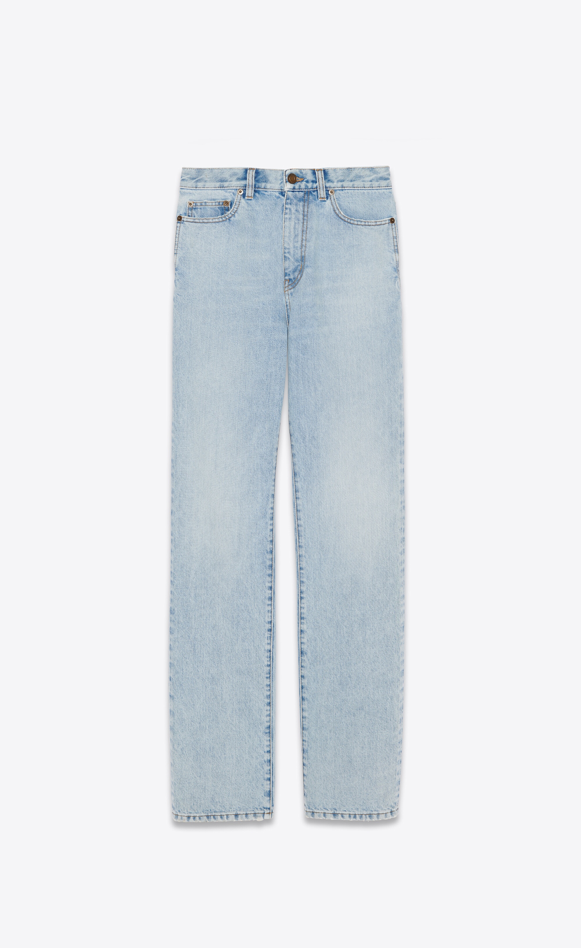 janice jeans in clear sky blue denim - 1