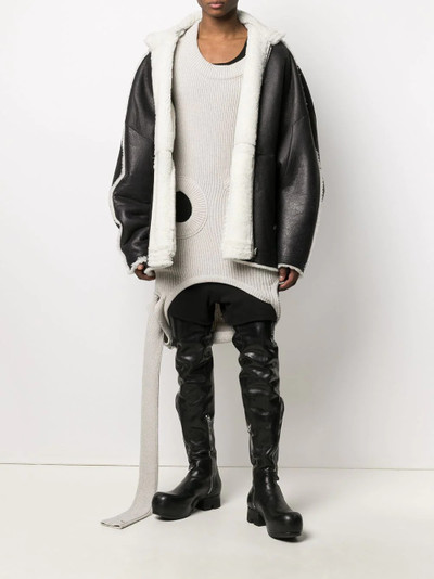 Rick Owens distressed long-sleeve T-shirt outlook