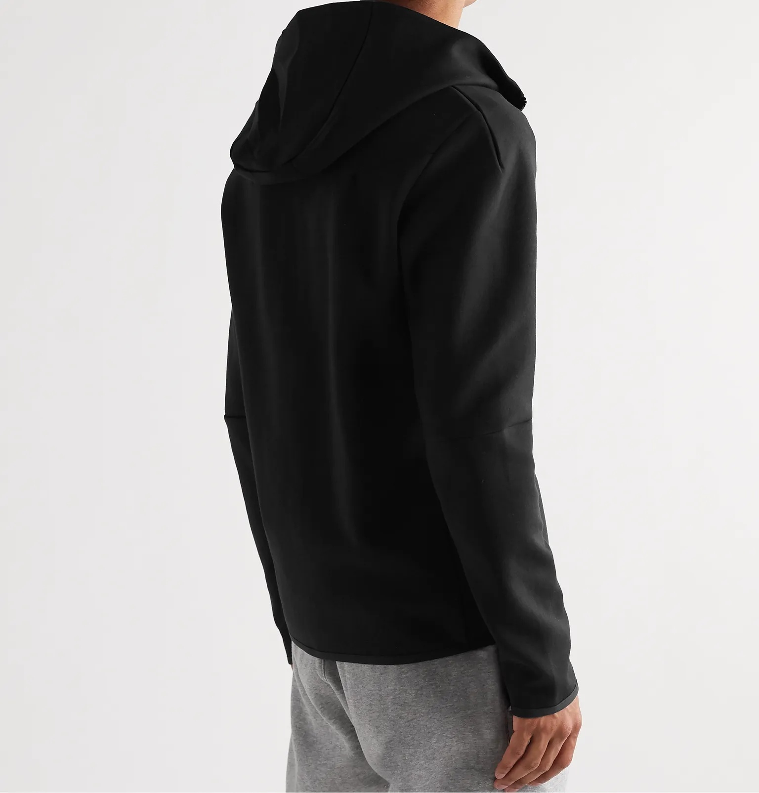 Sportswear Taped Cotton-Blend Tech Fleece Zip-Up Hoodie - 4