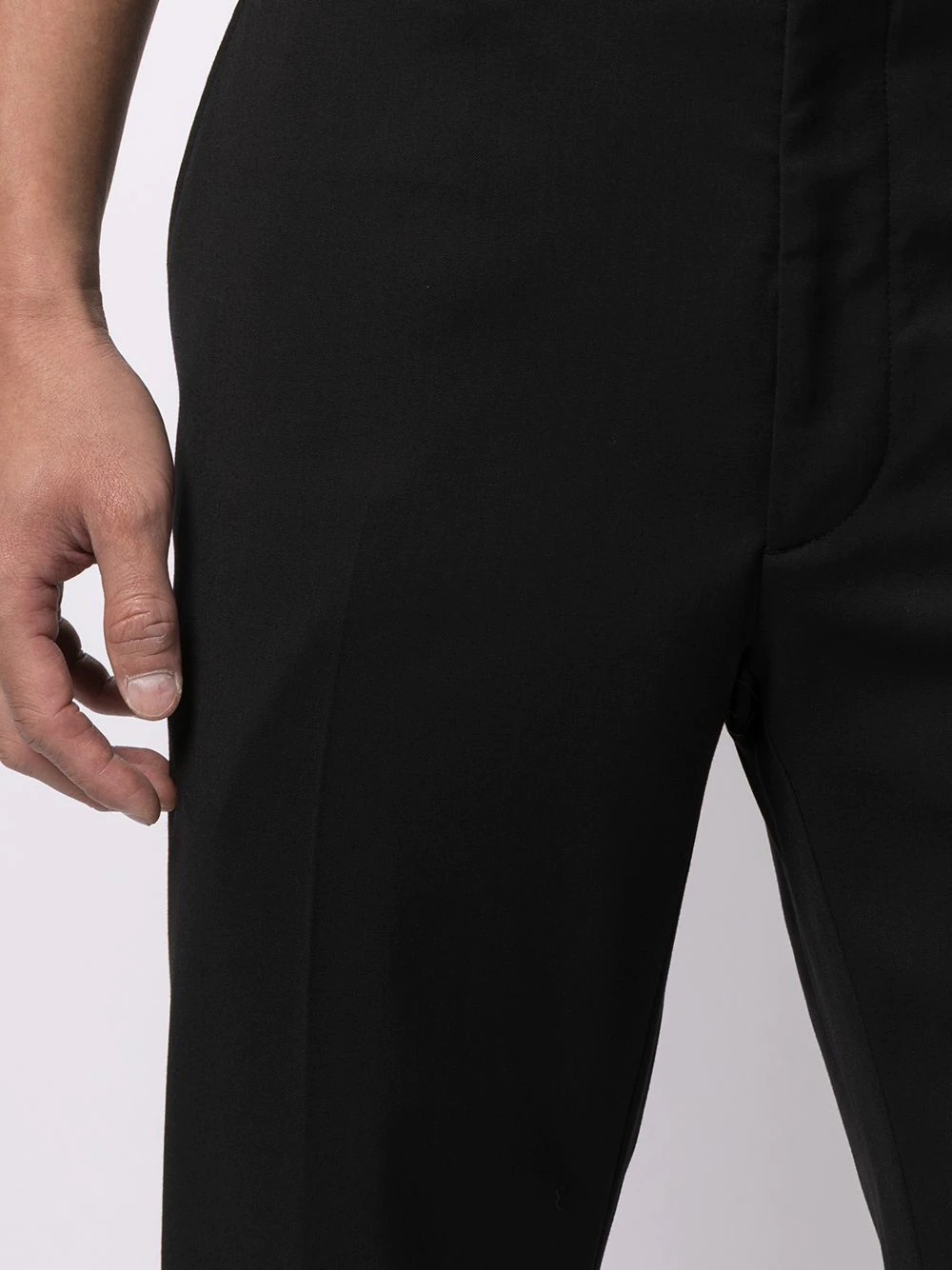 straight-leg tailored trousers - 5