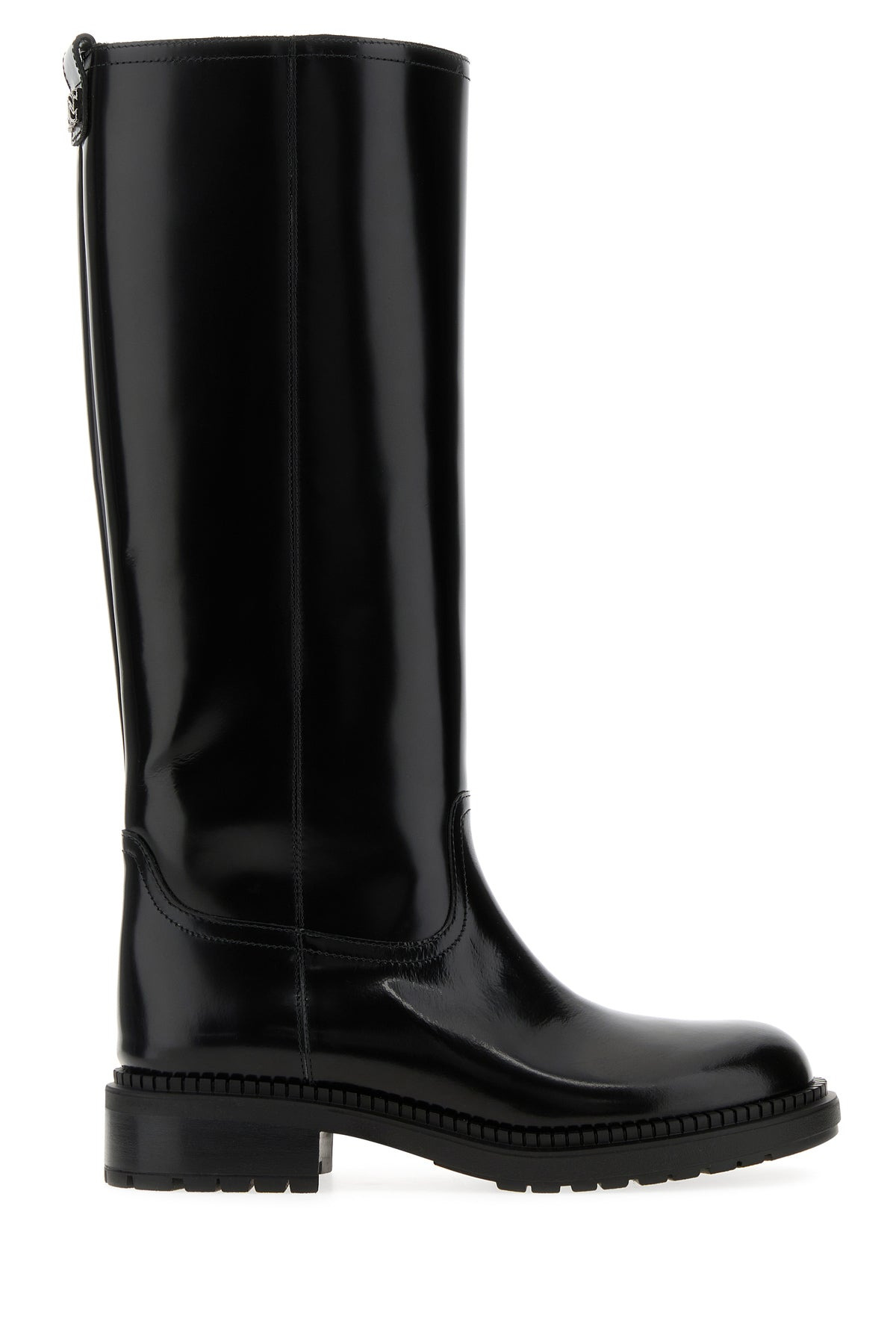 Black leather boots - 1