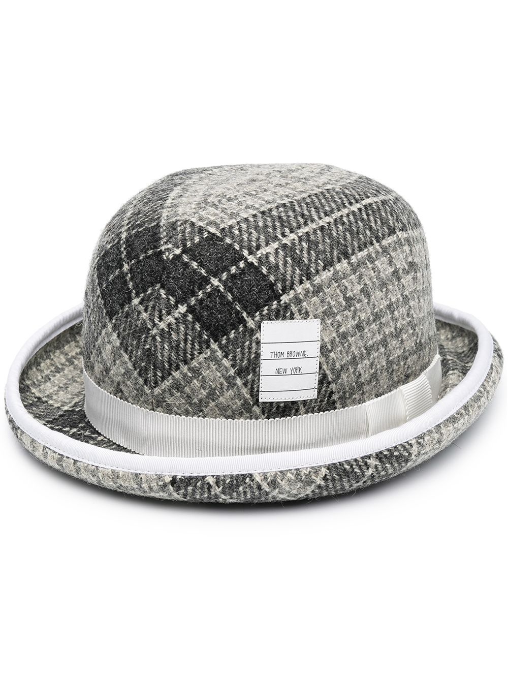 checked bucket hat - 1