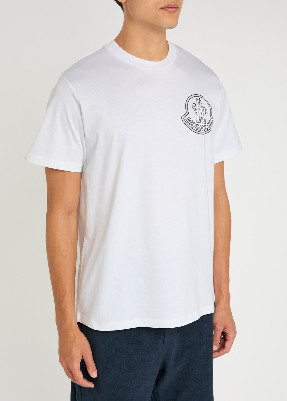 Moncler New Badge Logo-print Cotton T-shirt - 2