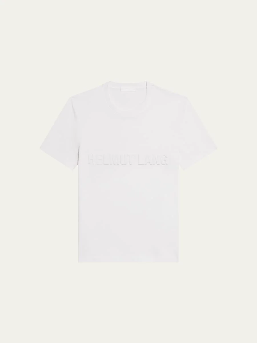 Men's Embossed Cotton T-Shirt - 1