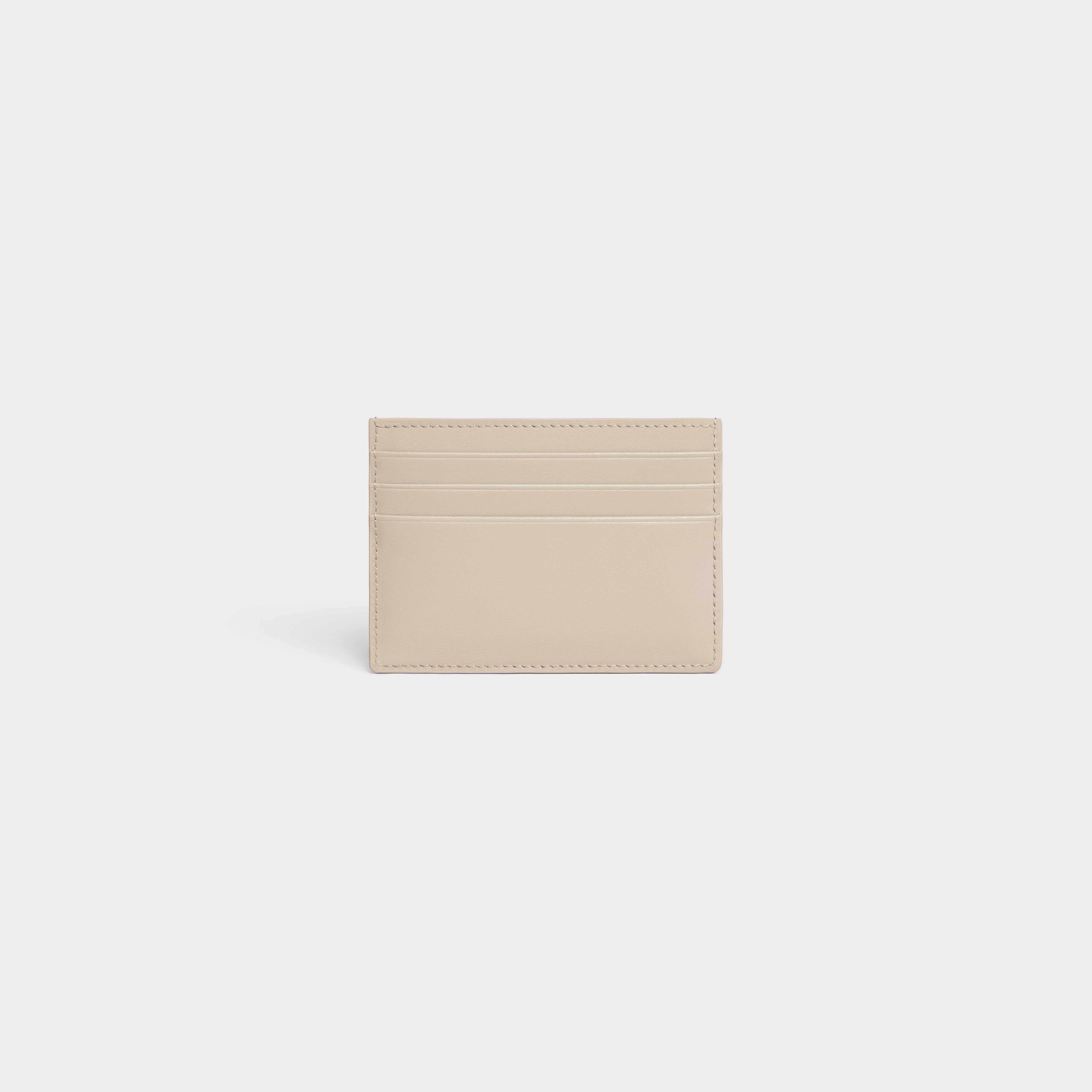 TRIOMPHE CARD HOLDER in Shiny calfskin - 3