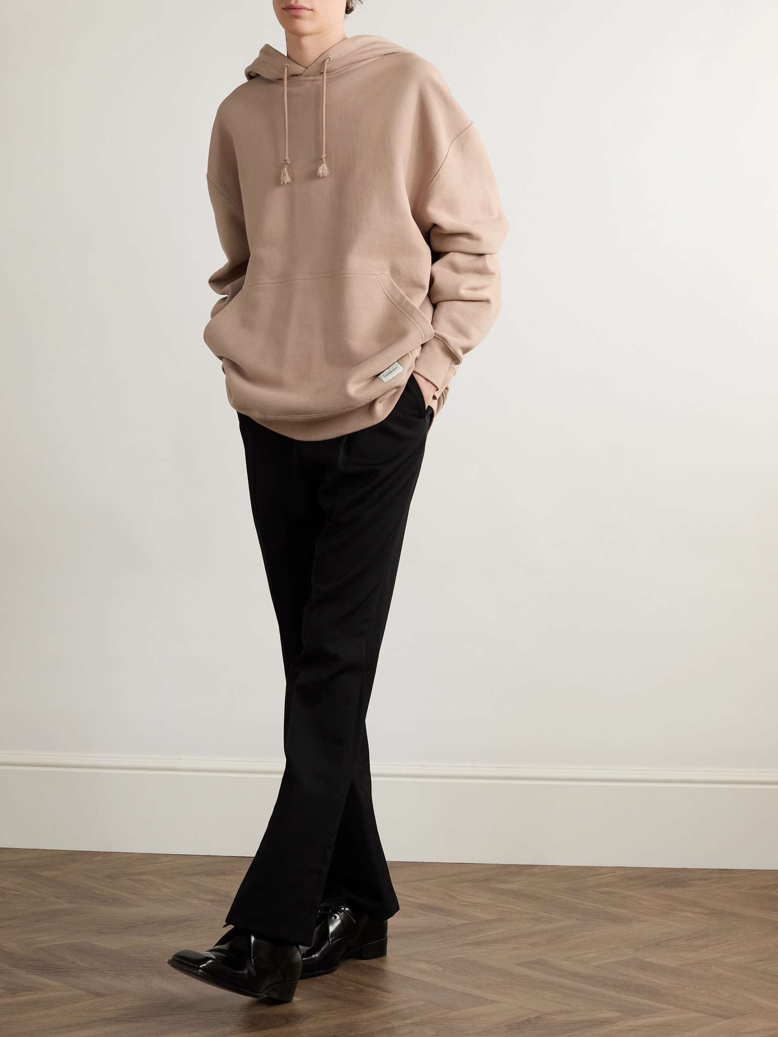 SAINT LAURENT＊HOODIE OVERSIZED MOLLETON DOUX Saint Laurent Clothing Hoodie Oversized Molleton Doux – LOZURI®