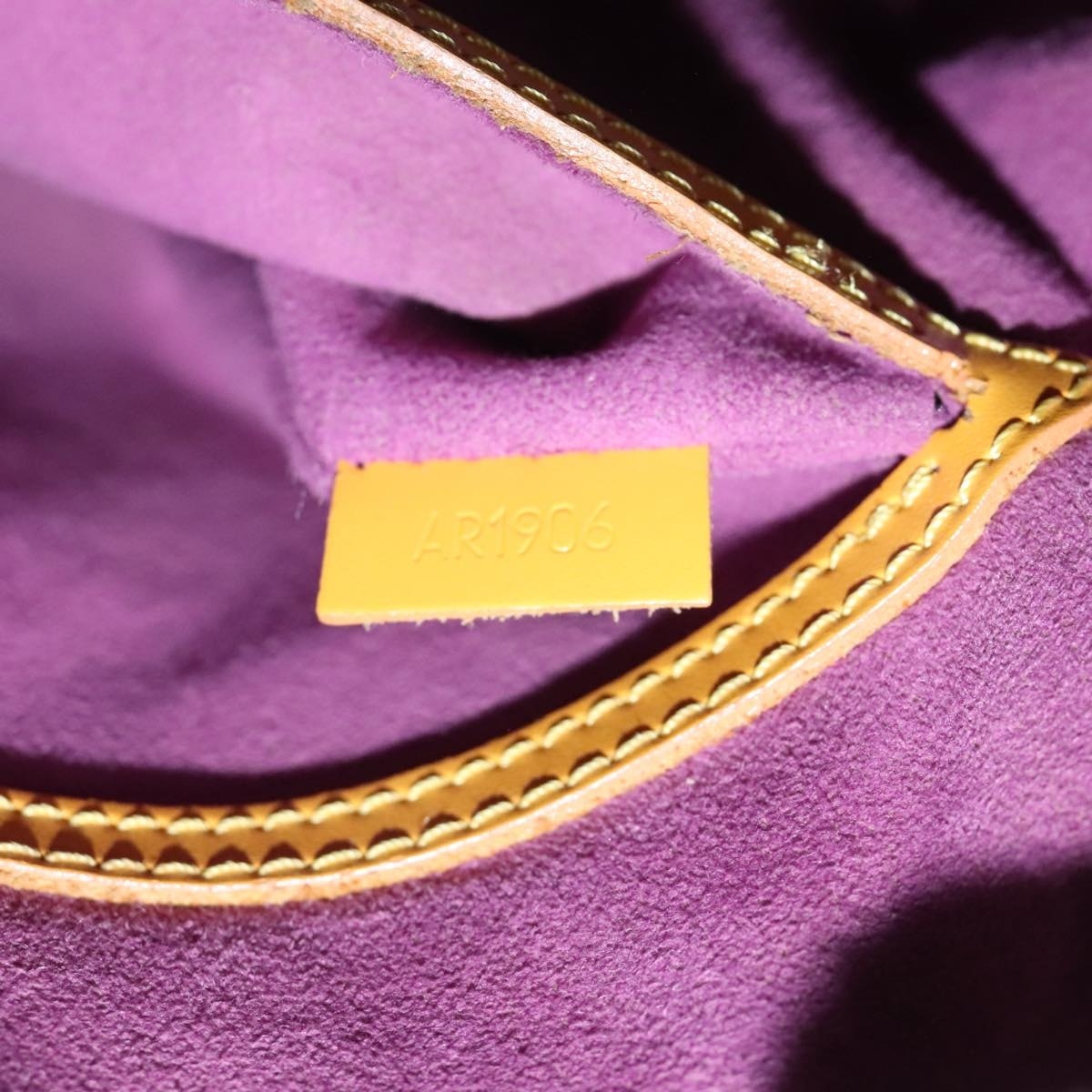 LOUIS VUITTON Epi Alma Hand Bag Yellow M52149 - 12