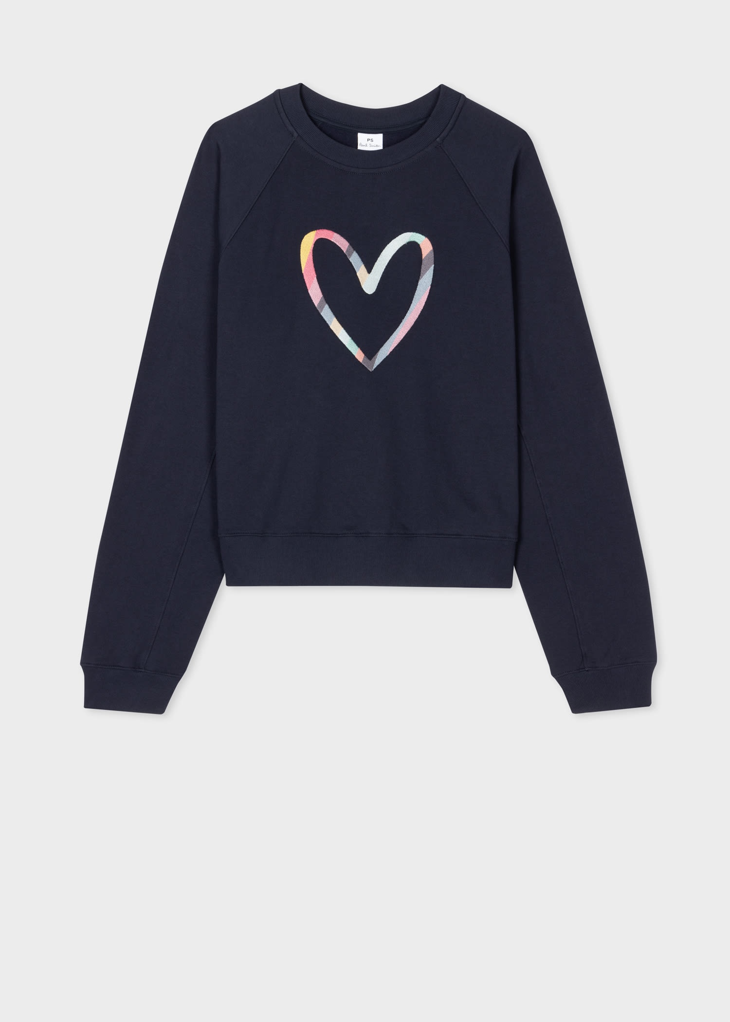 'Swirl Heart' Raglan Sweatshirt - 1