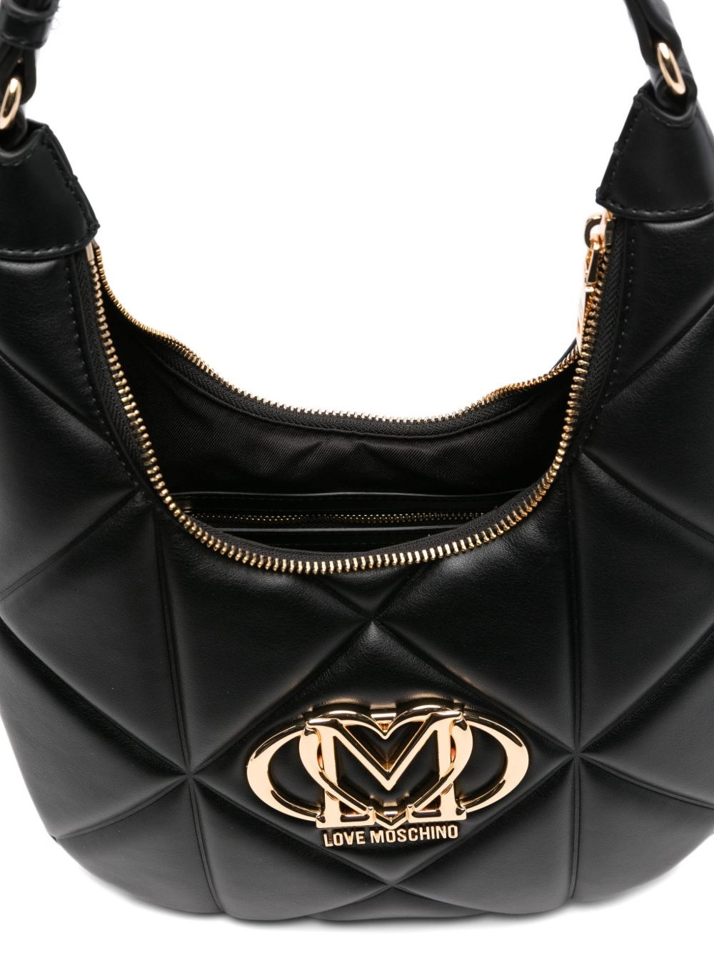 quilted logo-plaque shoulder bag - 5