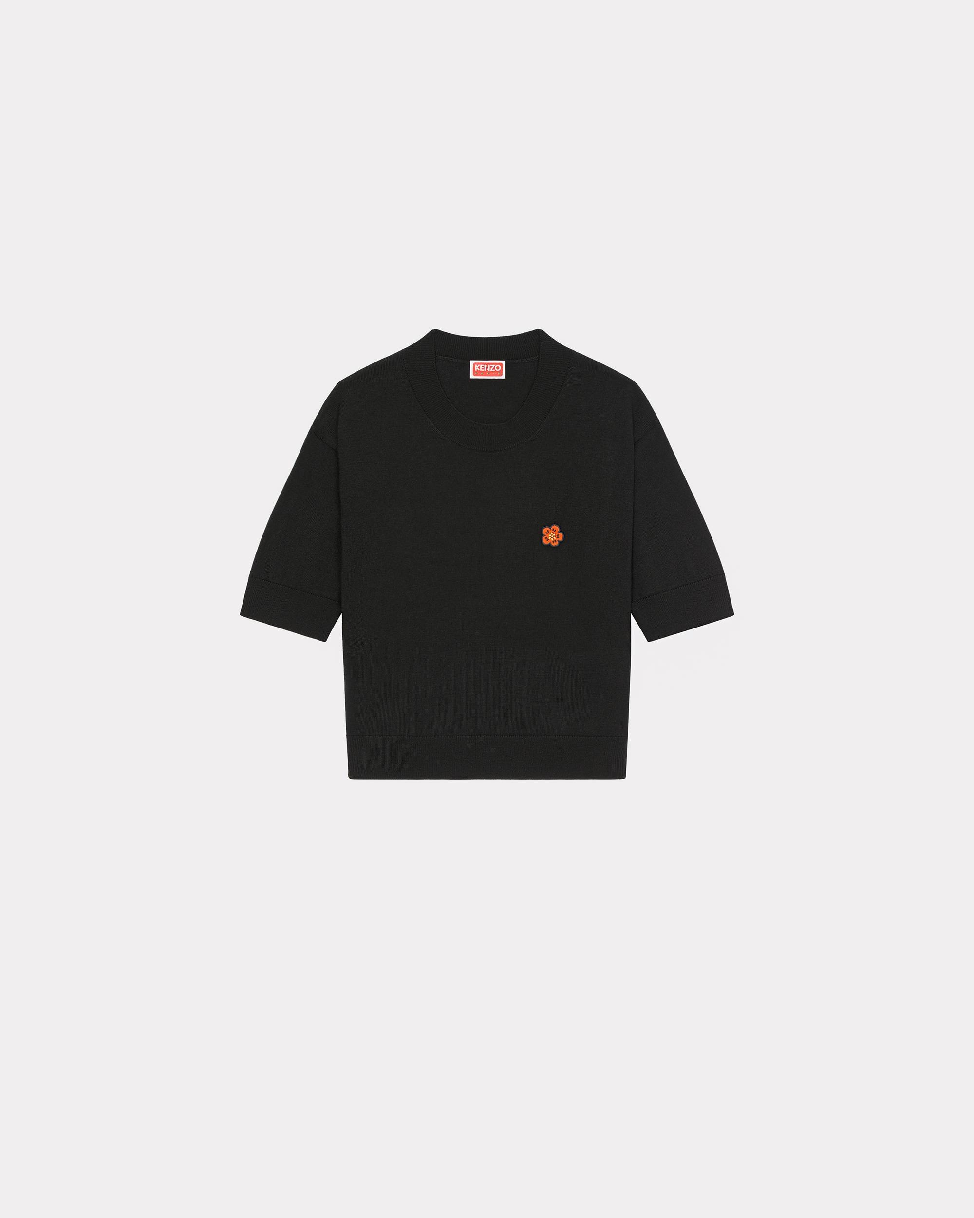 'BOKE FLOWER' crest woollen jumper - 1