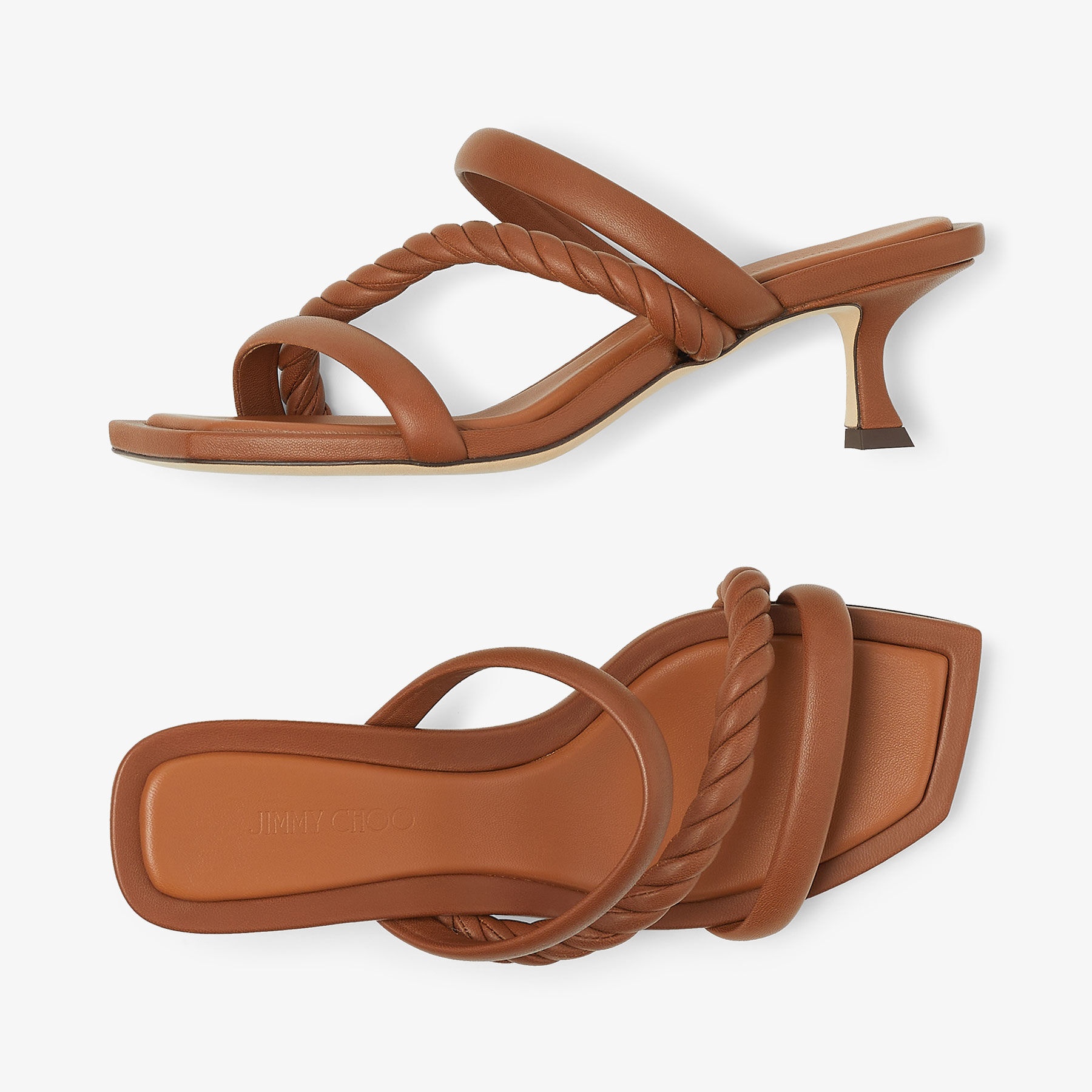 Diosa 50
Tan Leather Sandals - 5
