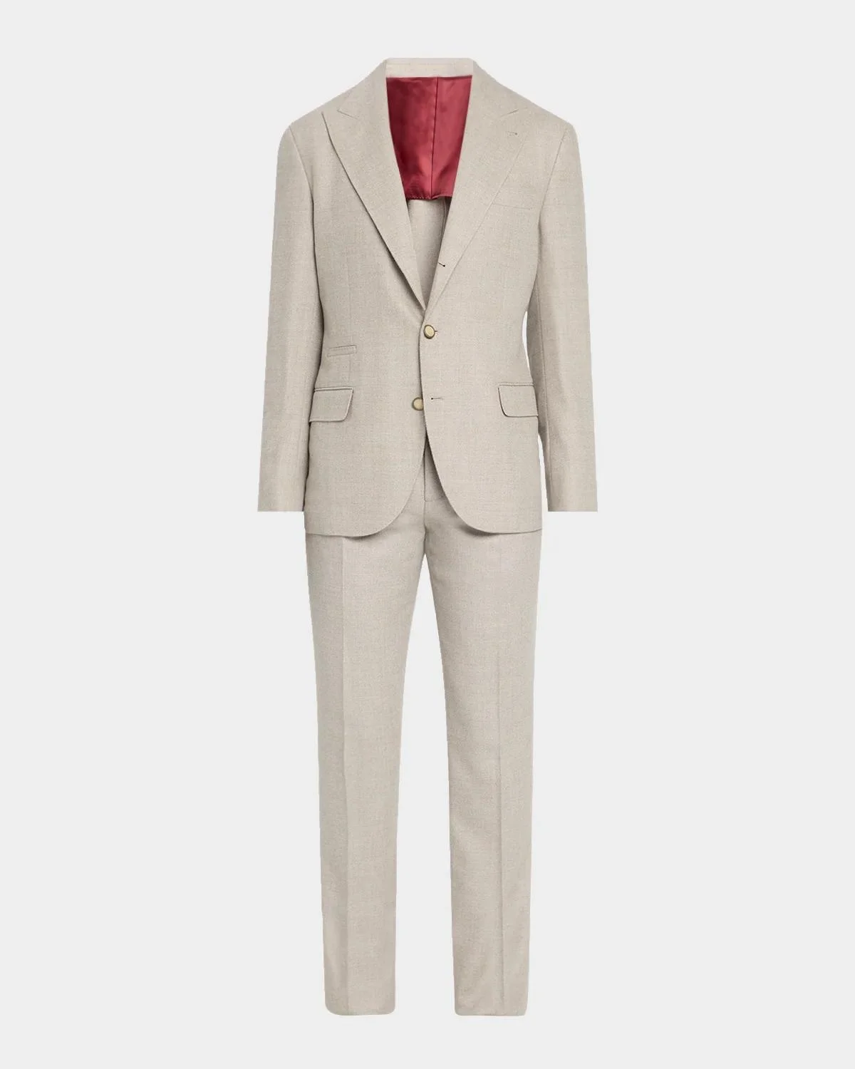 Men's Wool Two-Piece Suit - 1