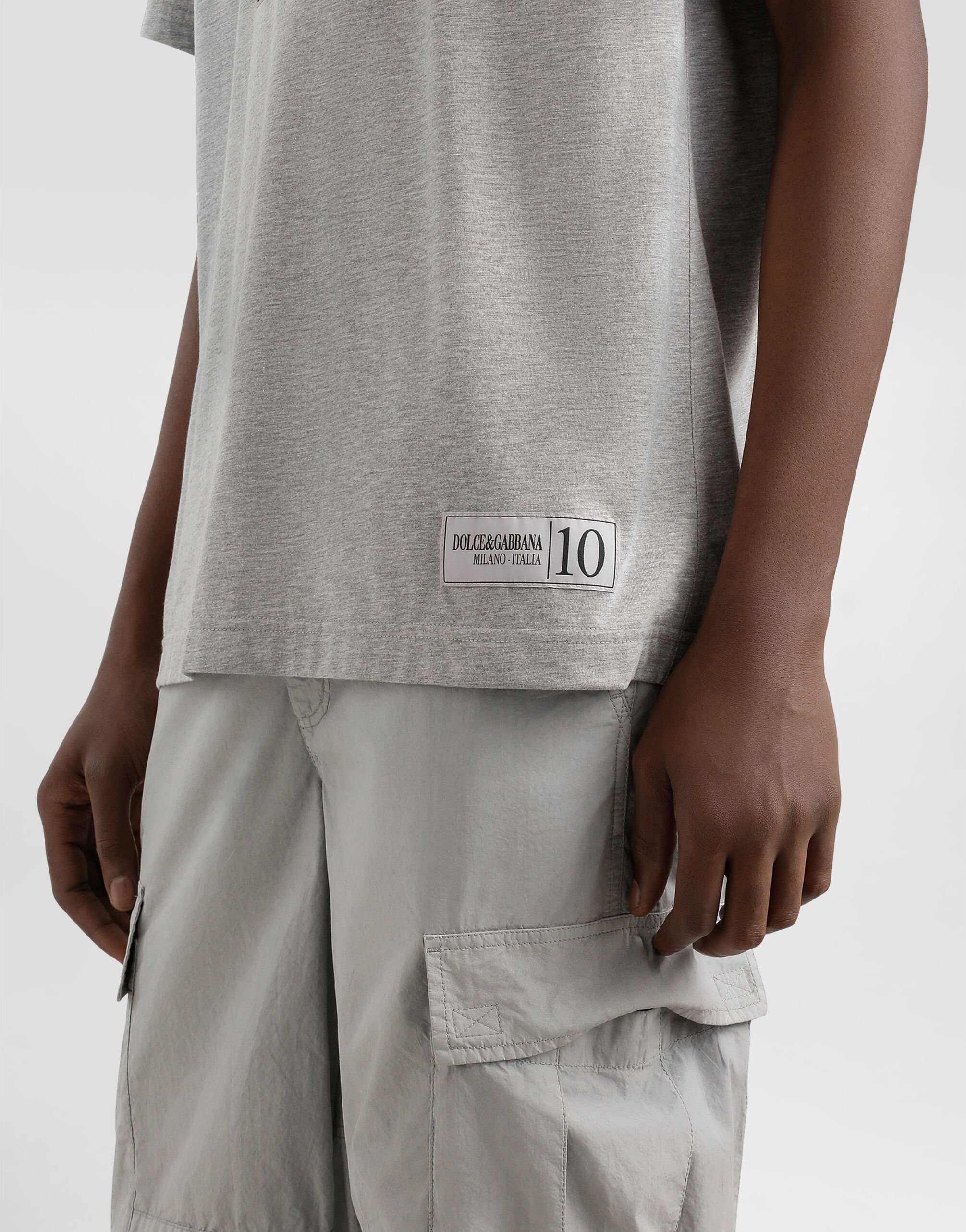 Cotton T-shirt with logo - 5