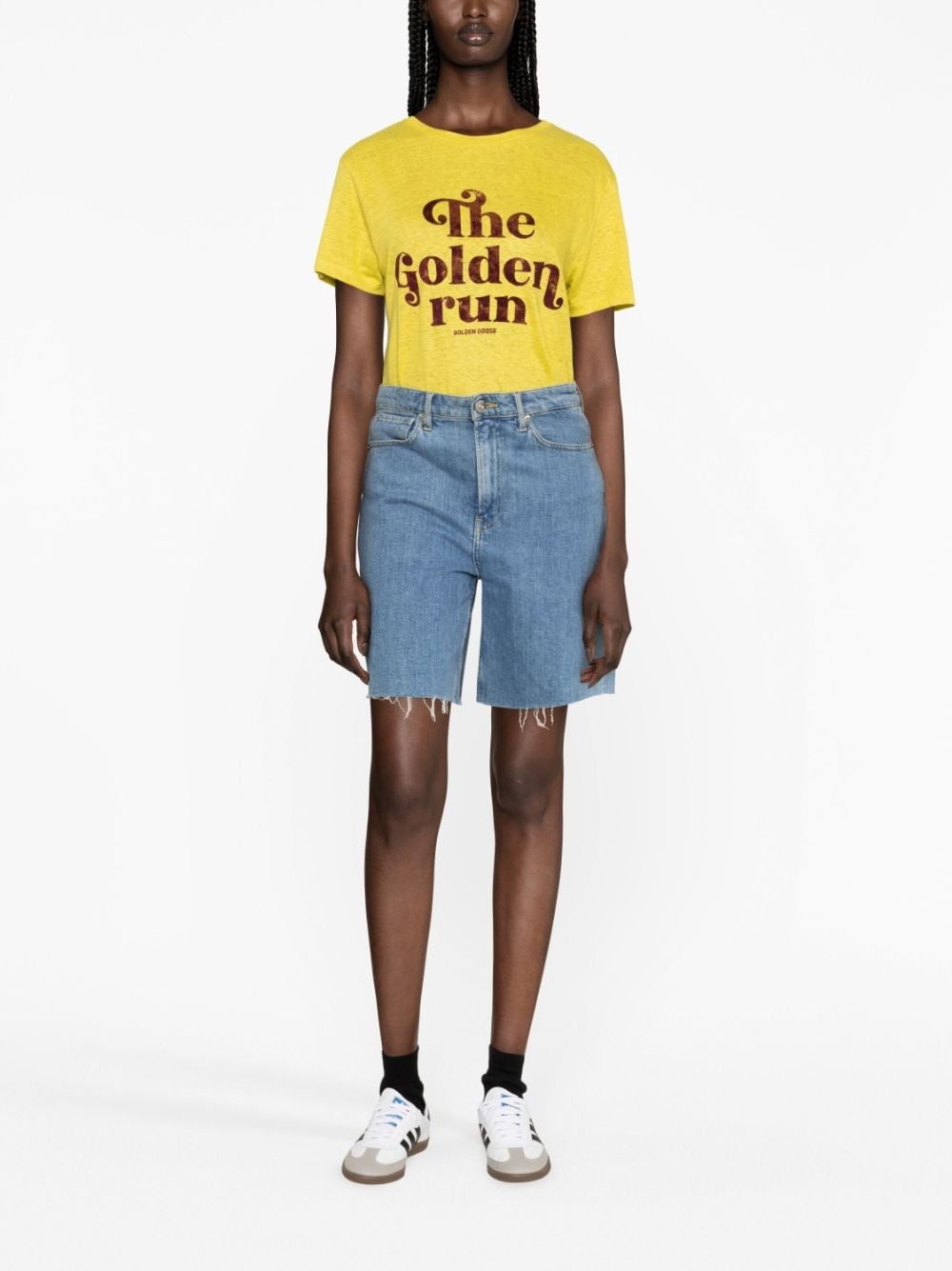 The Golden Run linen T-shirt - 2