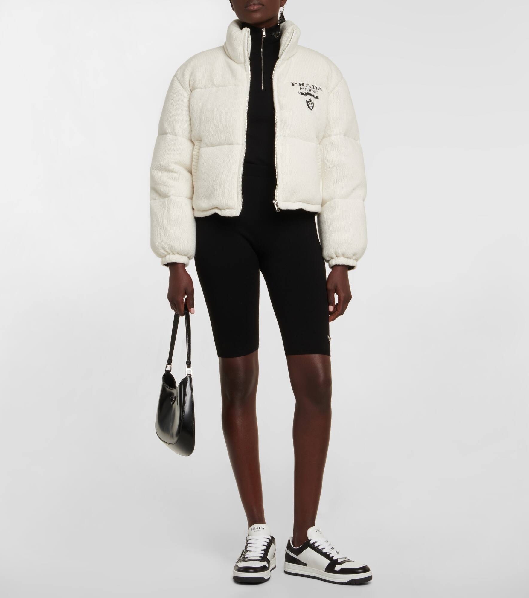 Logo leather sneakers - 2