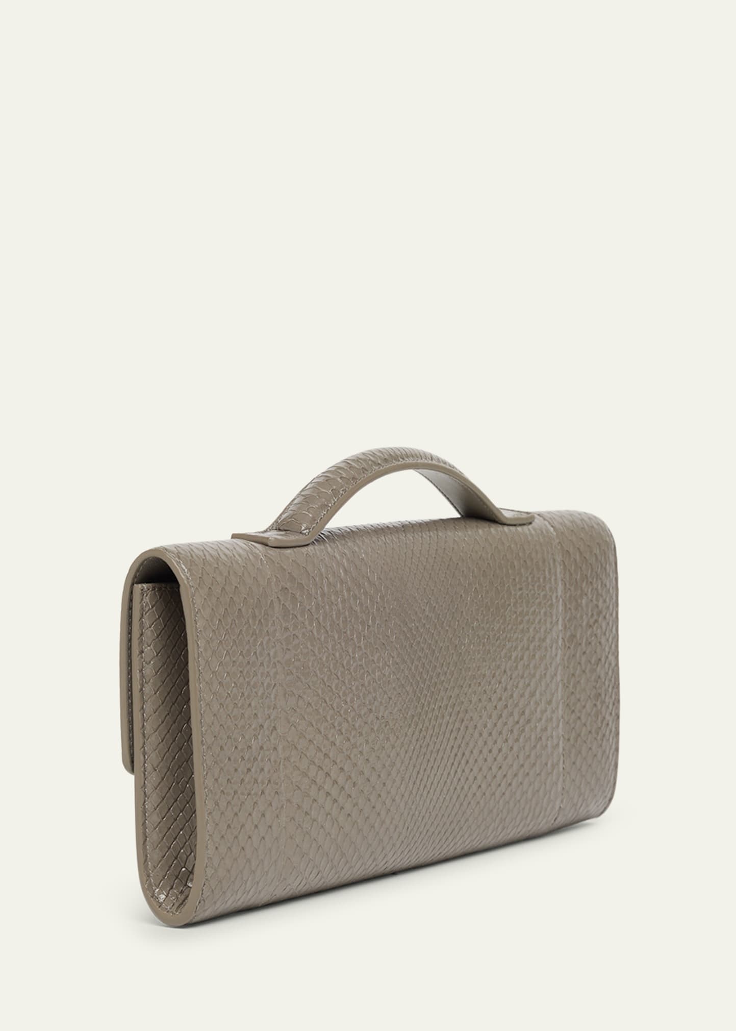 Andiamo Python Long Clutch Bag - 3