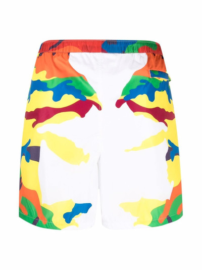 Valentino logo-print camouflage swim shorts outlook