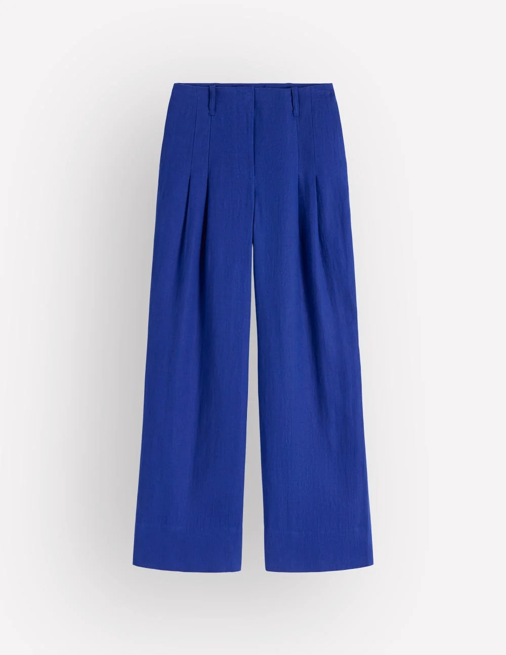 Mayfair Linen Pants-Bright Blue - 1