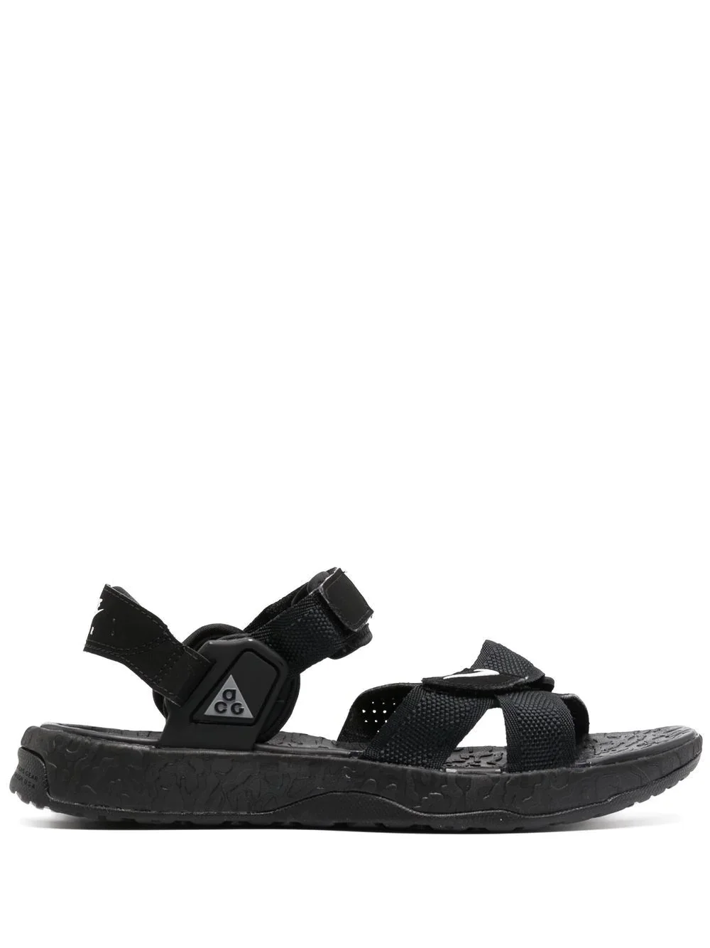swoosh-logo detail sandals - 1
