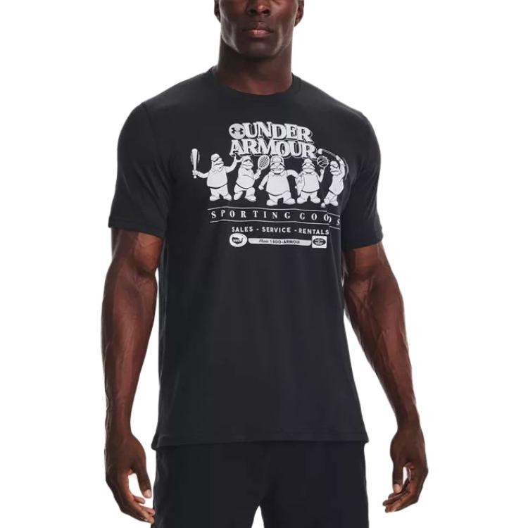 Under Armour Coach Sporting Goods T-shirt 'Black' 1376854-001 - 5