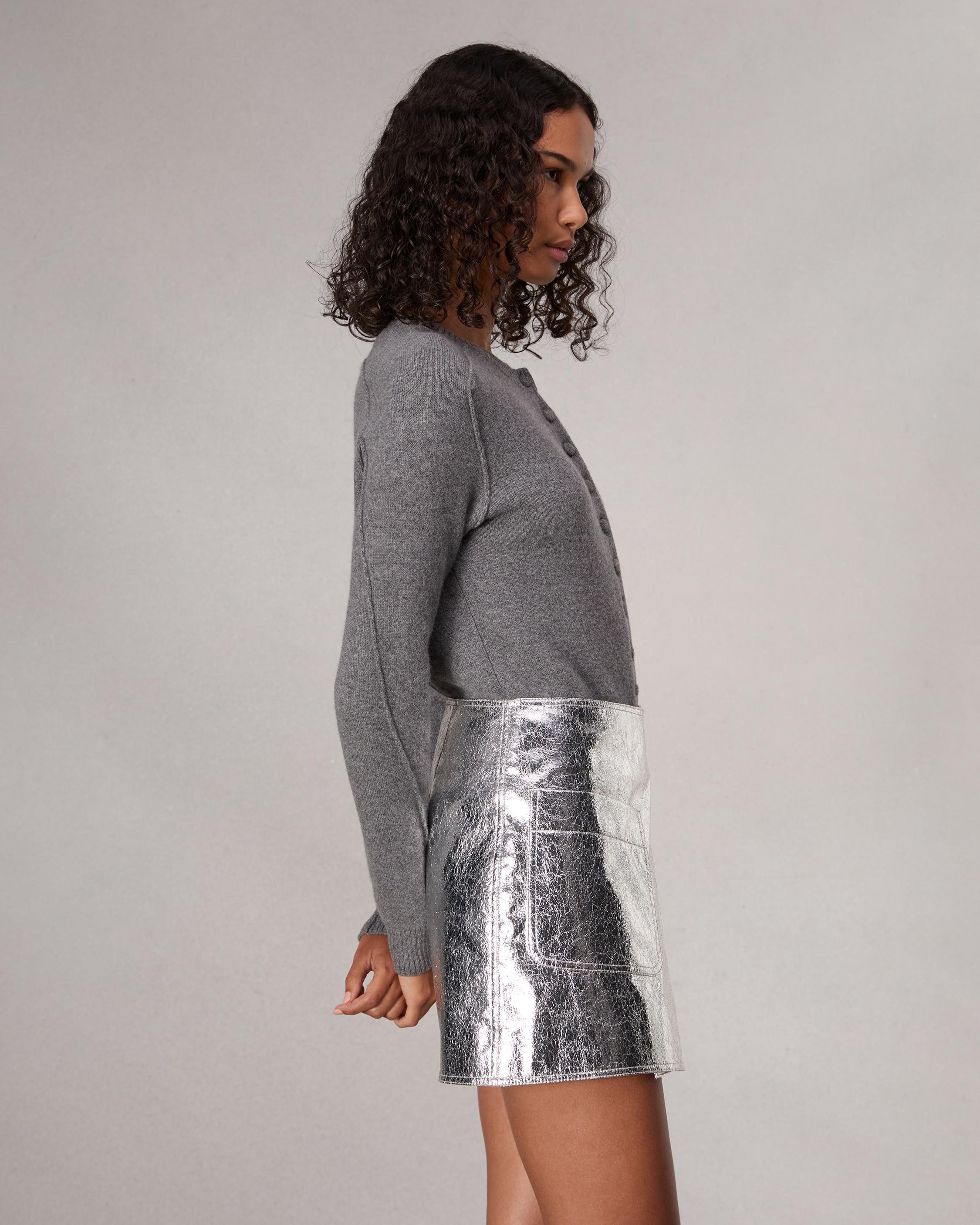 Kyla Faux Leather Skirt - 3
