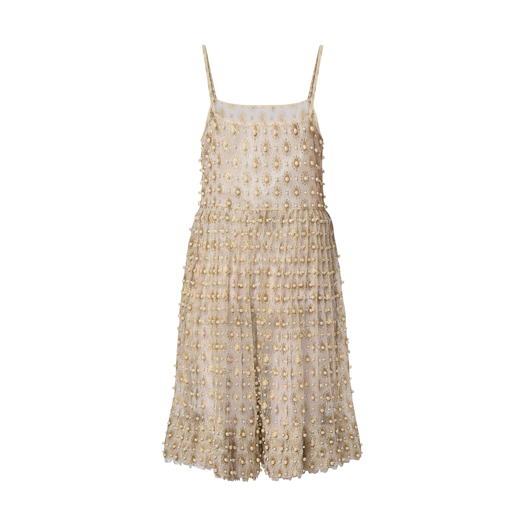 Embroidered Lace Playsuit - 3