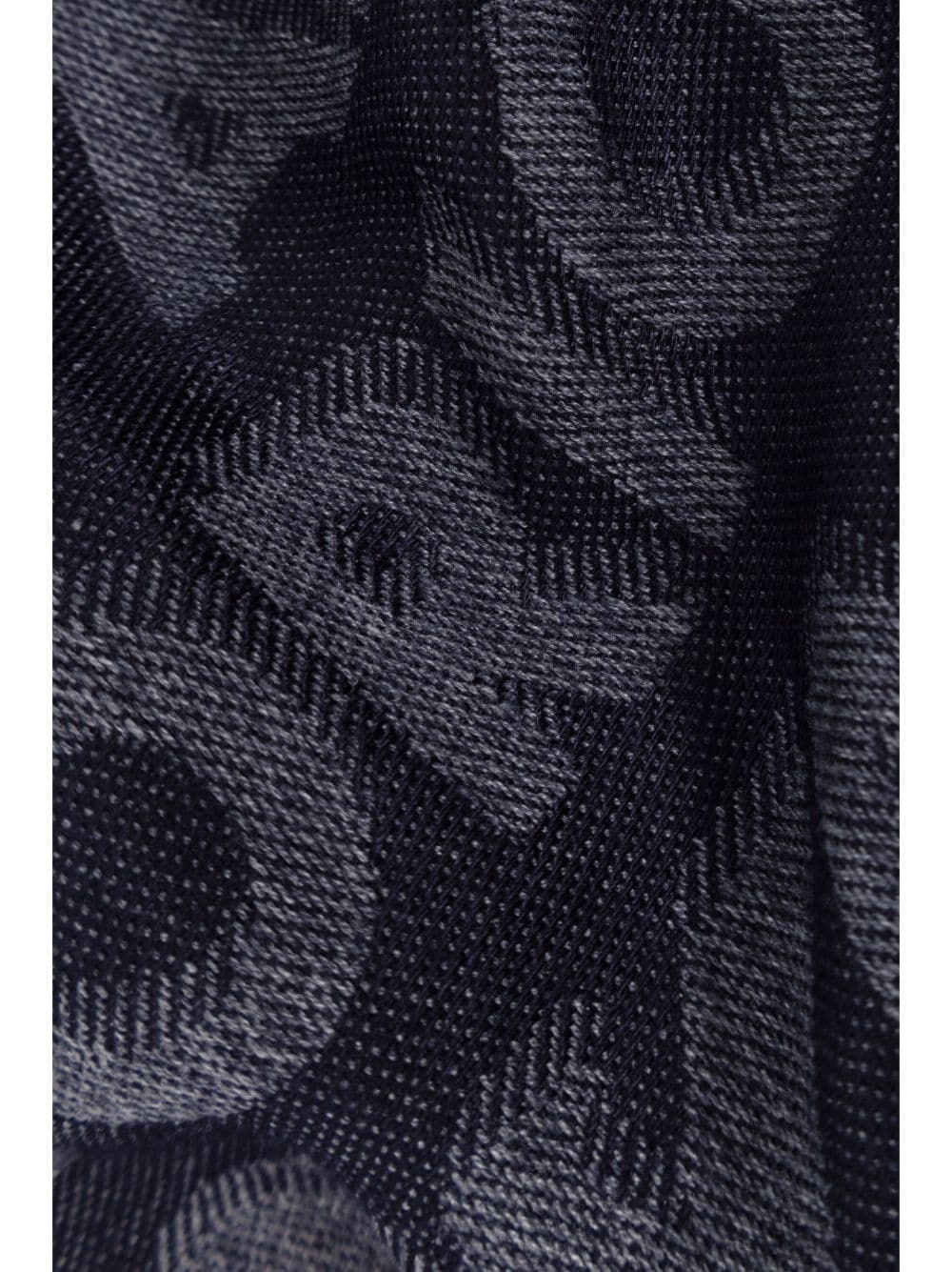 logo-jacquard scarf - 4