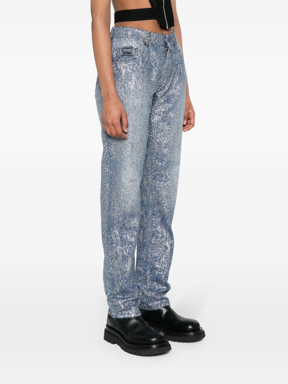 mid-rise slim-fit jeans - 3