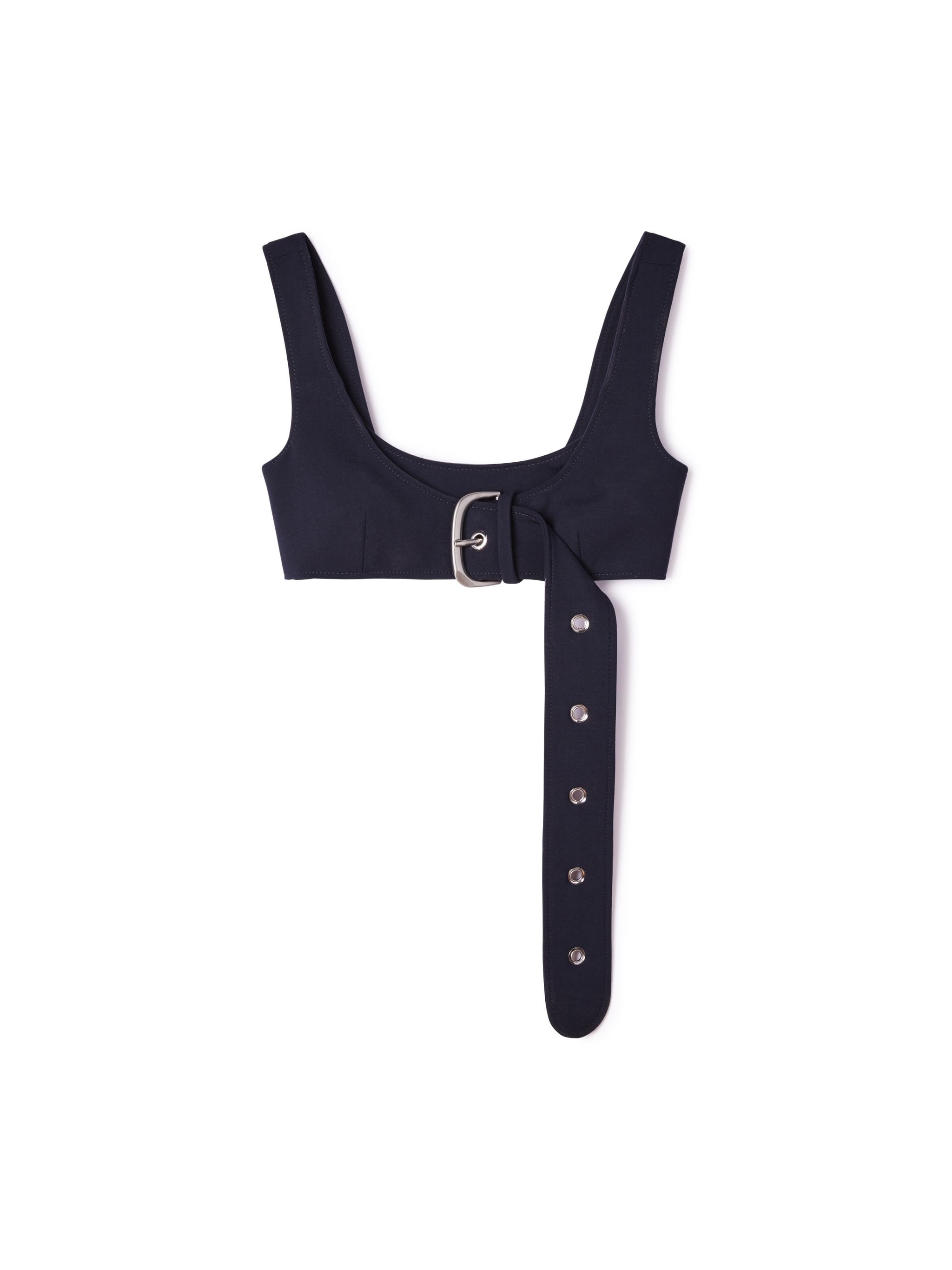 Stretch Wo Belt Bra Cobalt Blue No Colo - 1