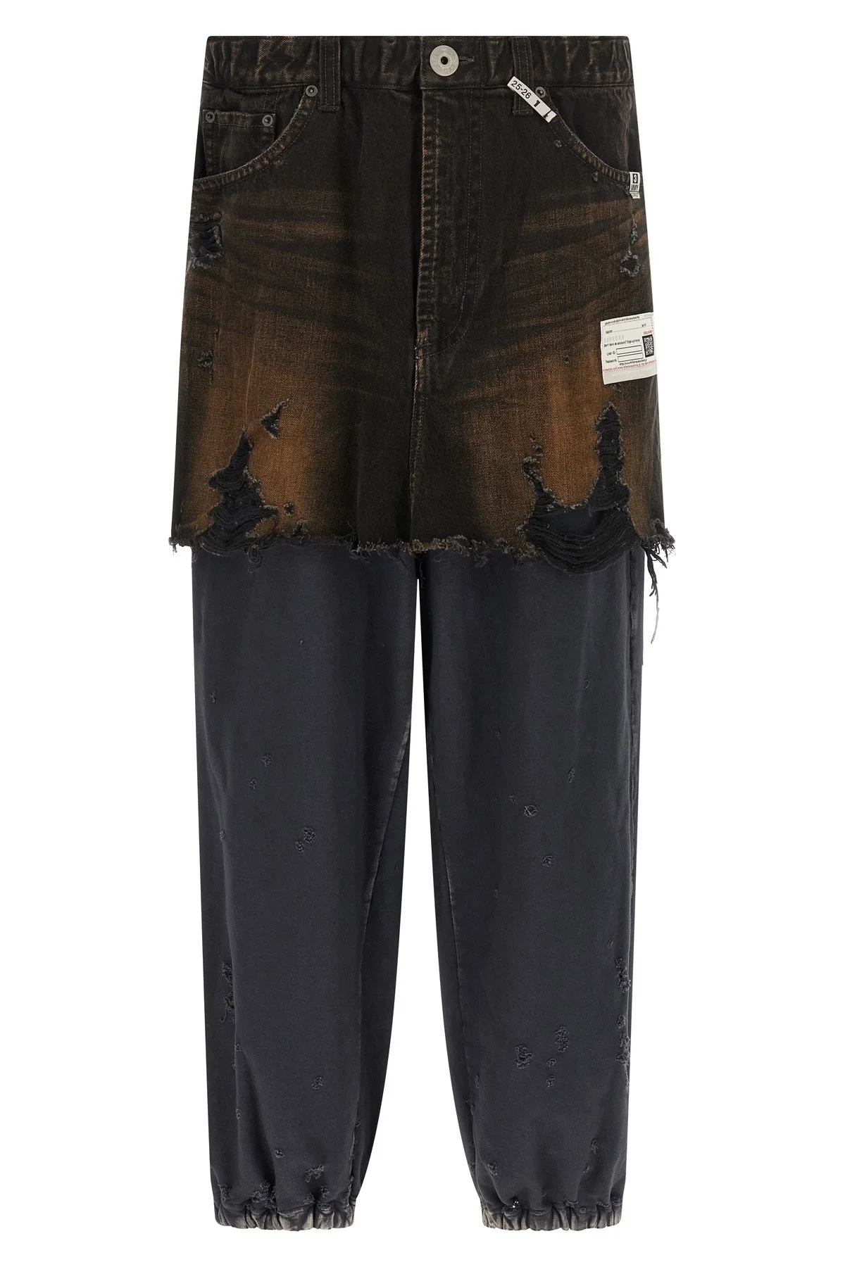 'Waist Layered Denim' pants - 1