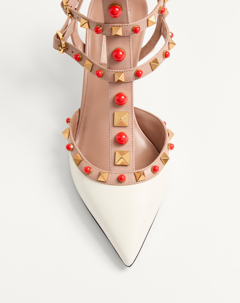 Valentino ROCKSTUD CALFSKIN PUMPS WITH CABOCHON STONES 65MM outlook